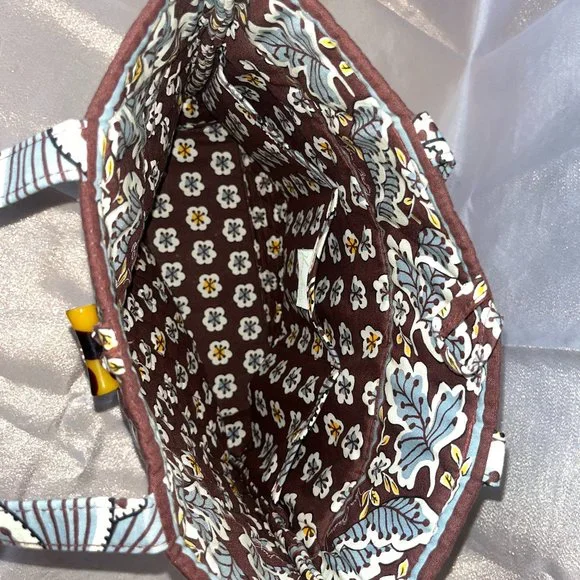 Vera Bradley Retired Slate Blooms Tote Bag - Picture 6 of 6